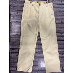 Golf Le Fleur Mens Straight Leg Chino Pants size 34 color yellow NWOT Golf Wang